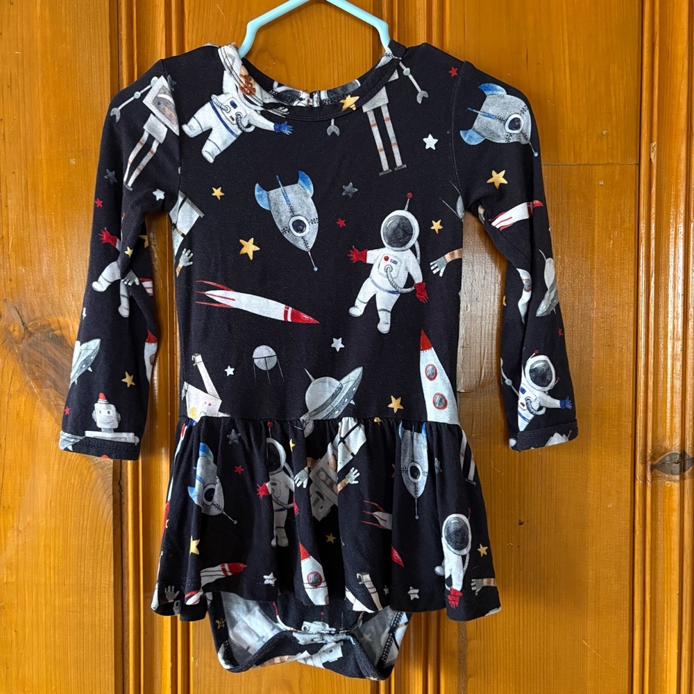 Little Bum Bums I Need Space Ruffle Twirl Dress size 18 Months